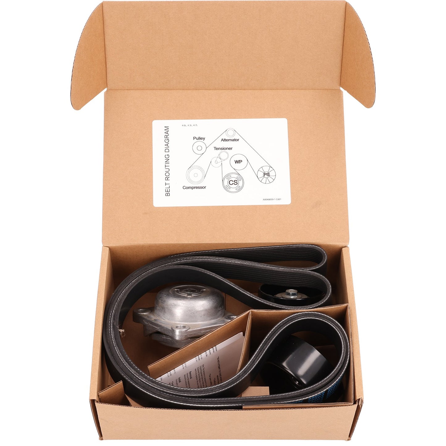 Cloyes High Performance Accessory Drive Belt Kit B40059 image 2
