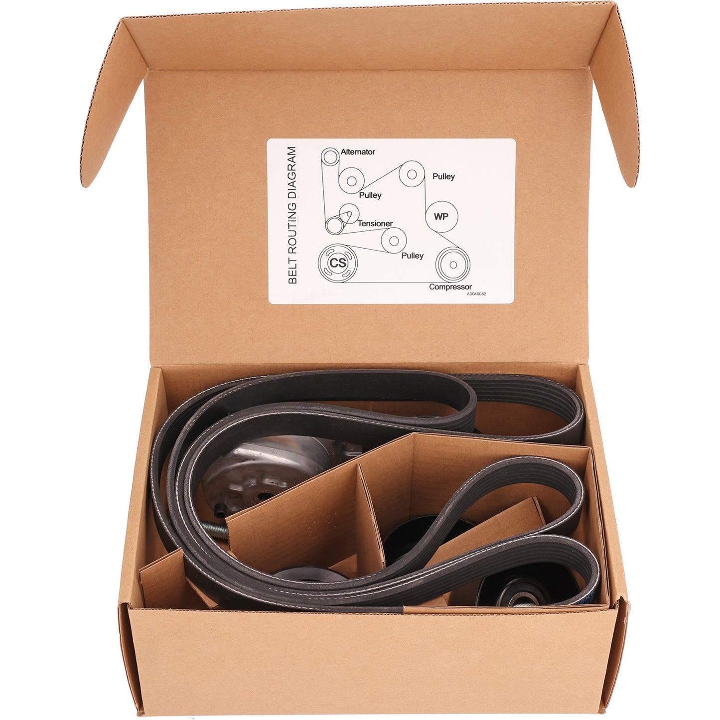 Cloyes High Performance Accessory Drive Belt Kit B40082 image 2