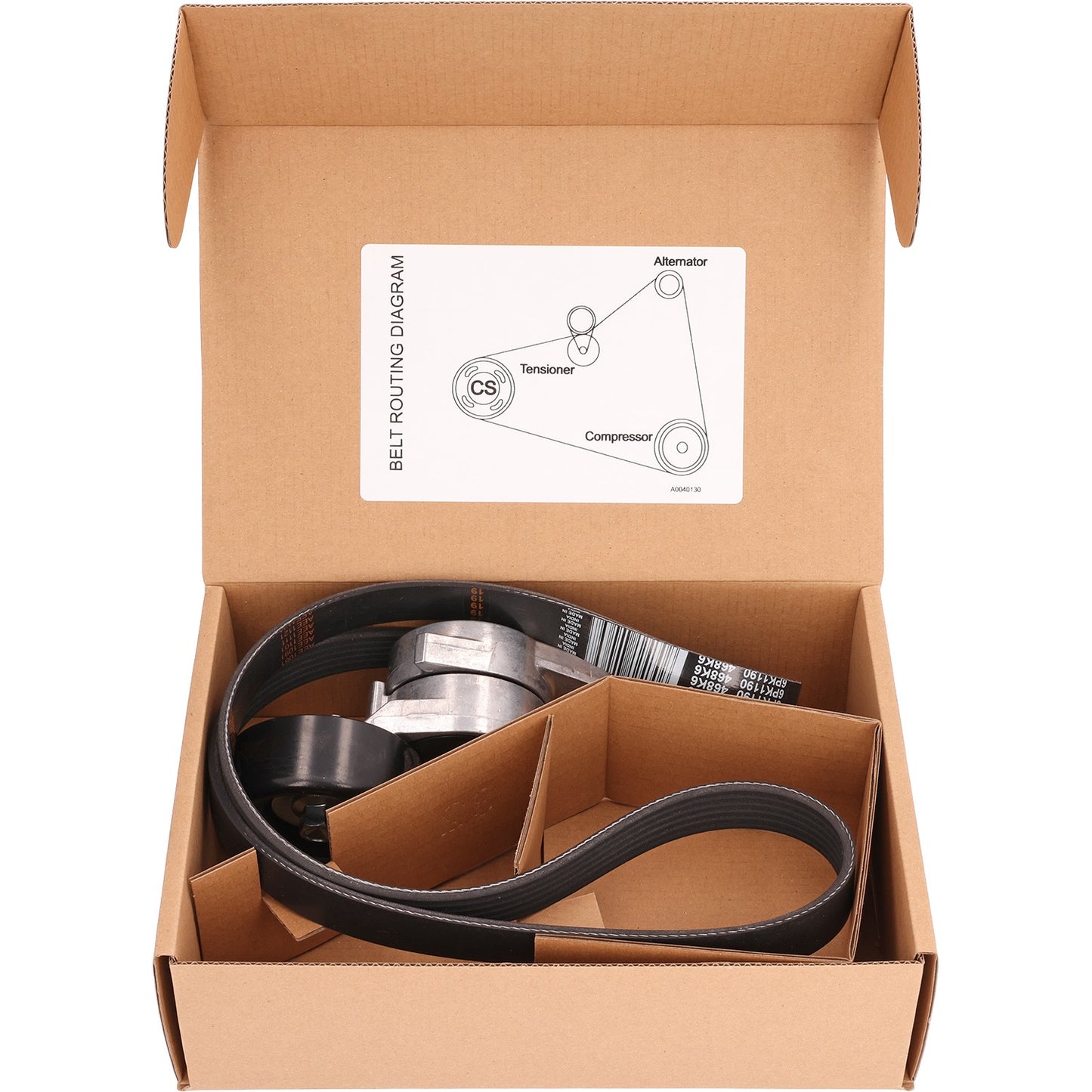 Cloyes High Performance Accessory Drive Belt Kit B40130 image 2