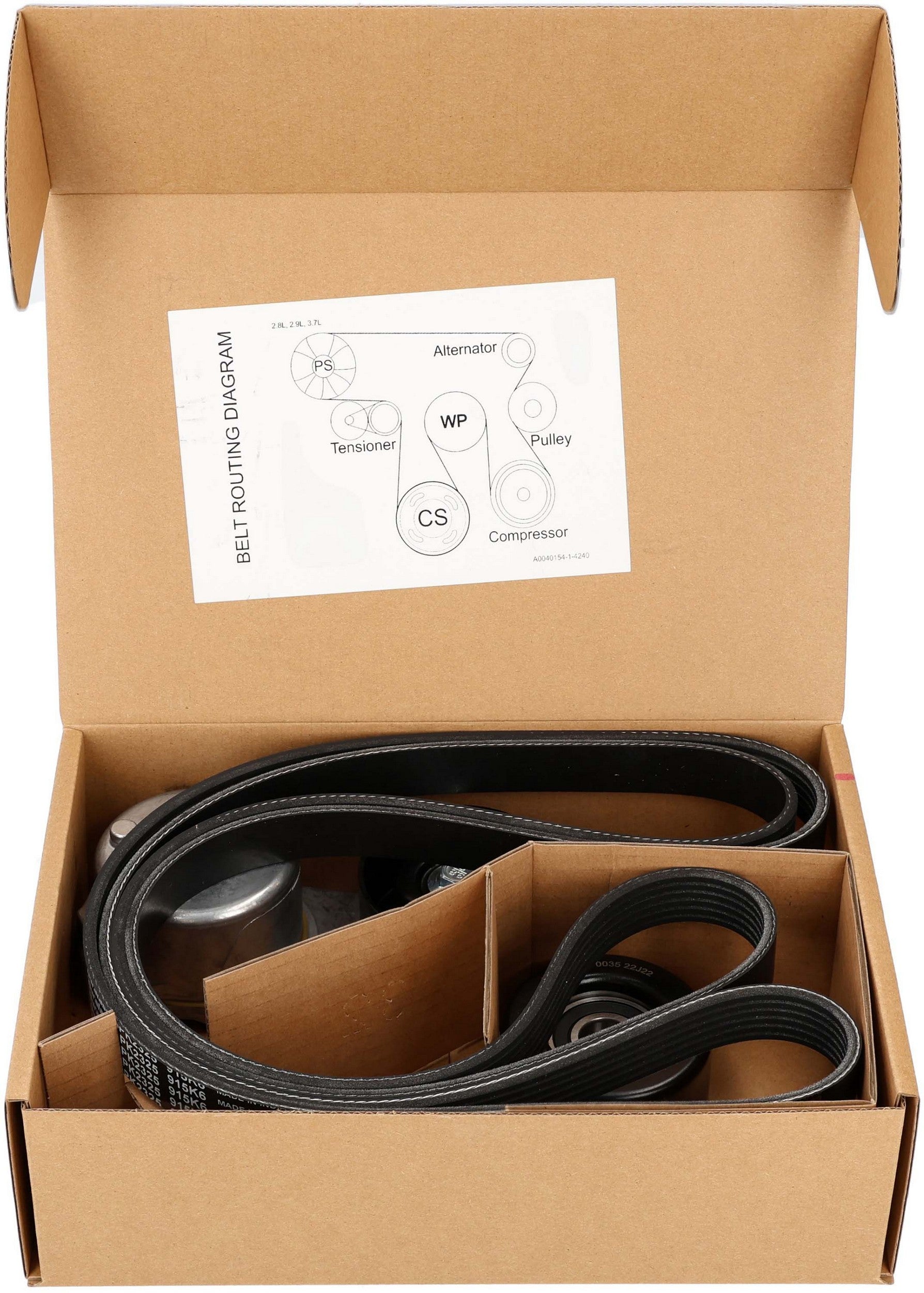 Cloyes High Performance Accessory Drive Belt Kit B40154 main image