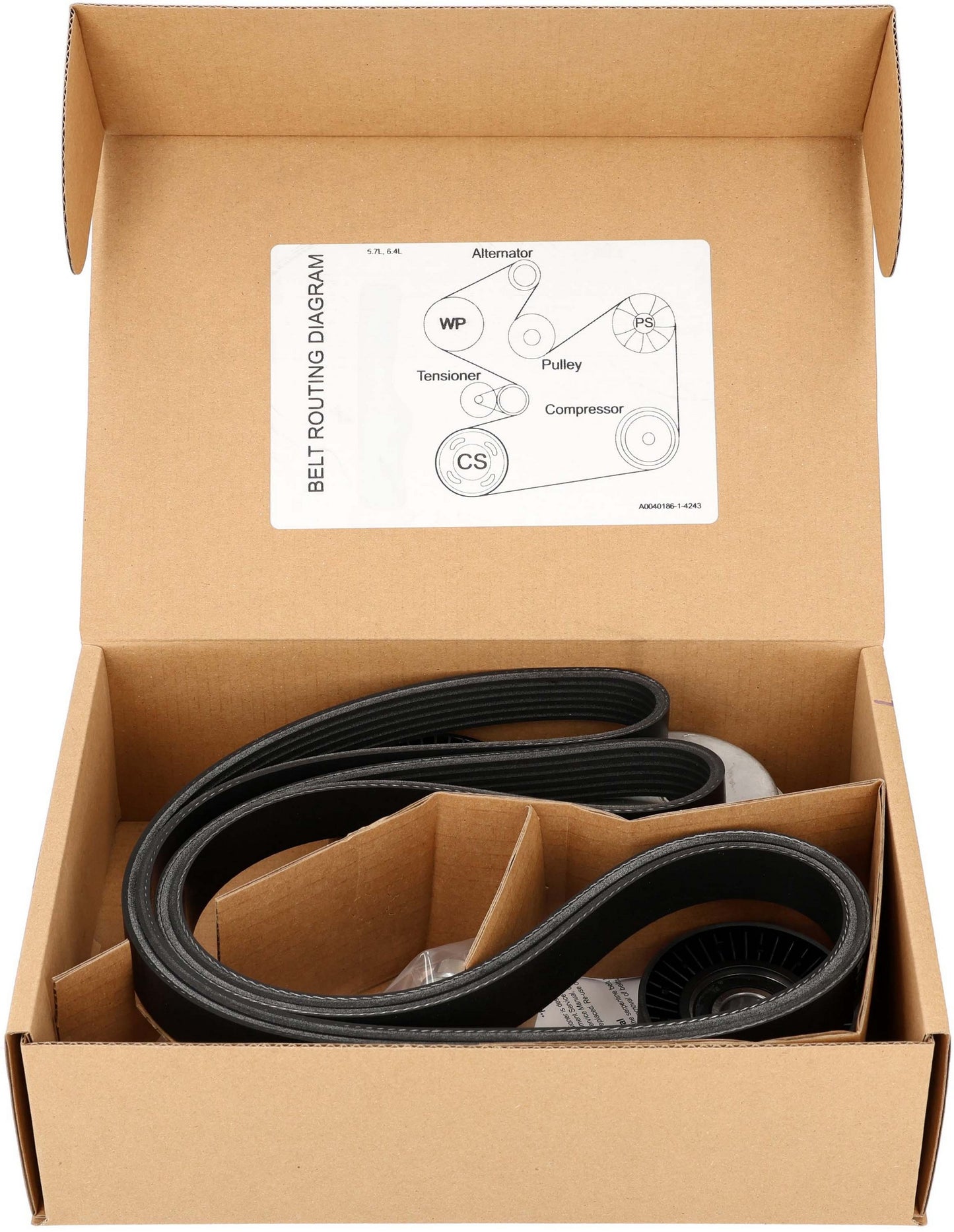 Cloyes High Performance Accessory Drive Belt Kit B40186 main image