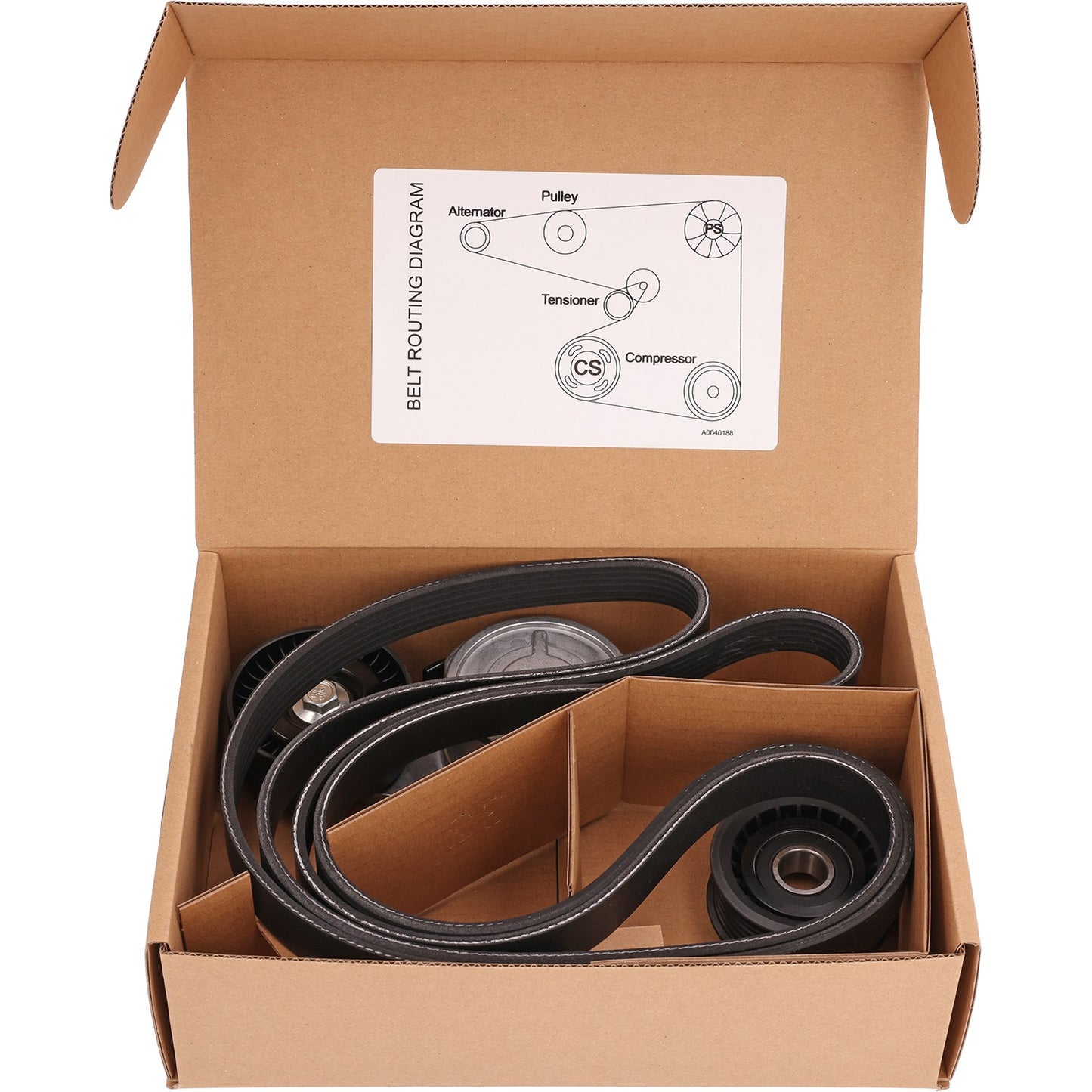Cloyes High Performance Accessory Drive Belt Kit B40188 image 2