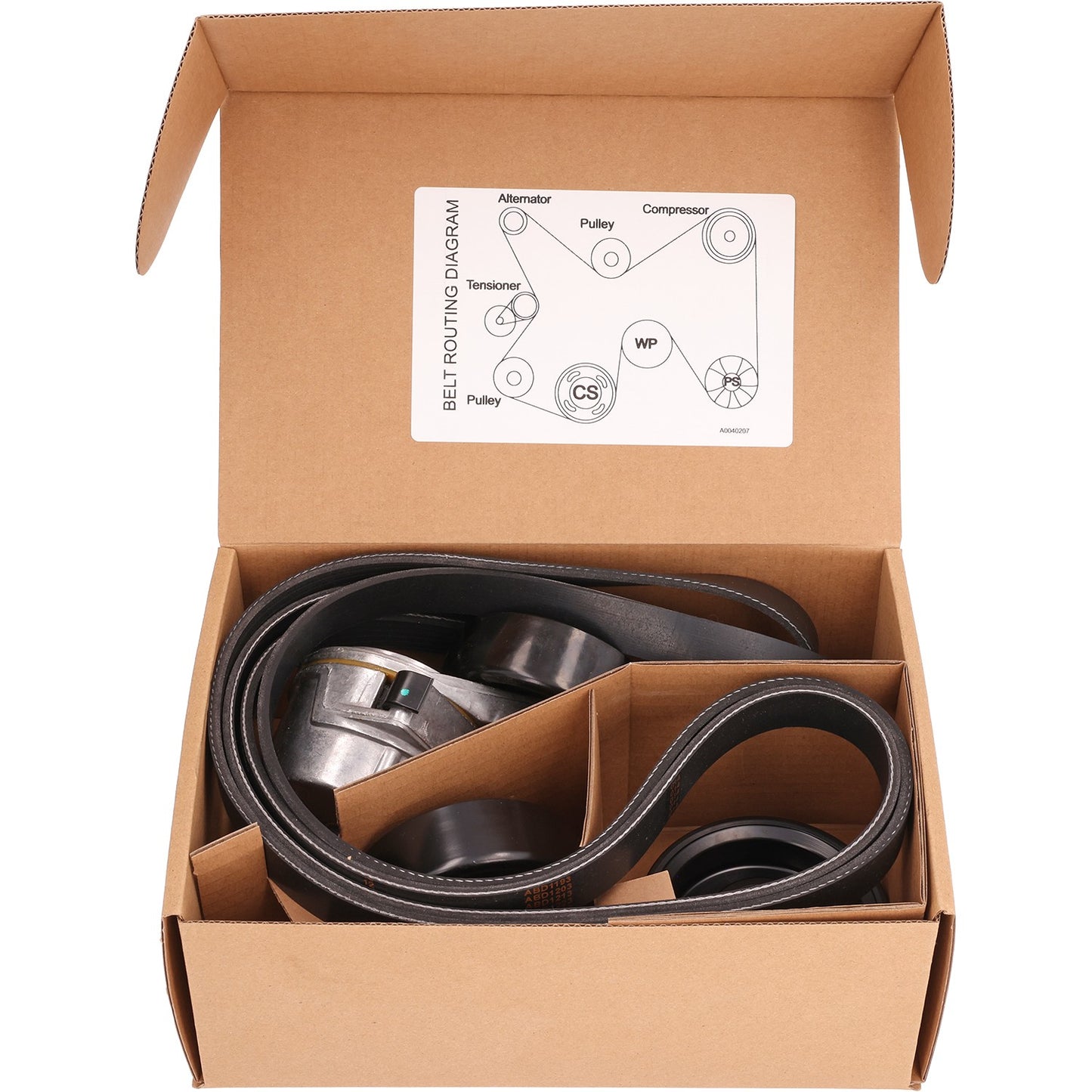 Cloyes High Performance Accessory Drive Belt Kit B40207 image 2