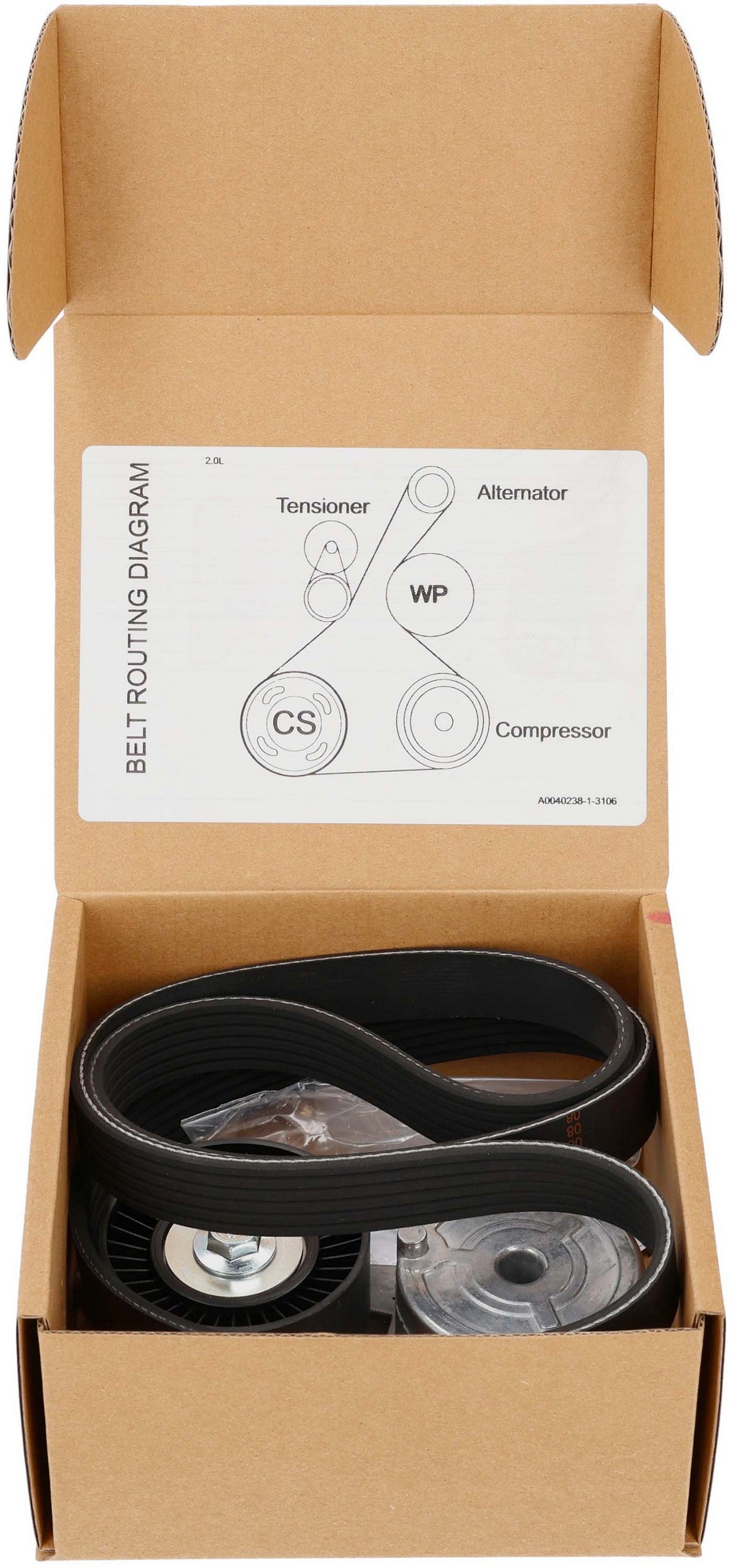 Cloyes High Performance Accessory Drive Belt Kit B40238 main image