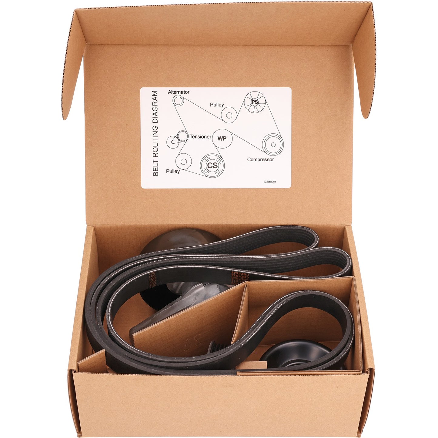 Cloyes High Performance Accessory Drive Belt Kit B40291 image 2