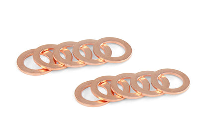 HPS Performance Replacement Copper Washer for HPS Stainless Steel Magnetic Oil Drain Plug Bolt M14 x 1.5