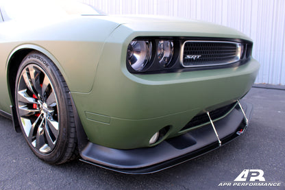 APR Dodge Challenger SRT-8 Carbon Fiber Front Wind Splitter 2008 - 2010