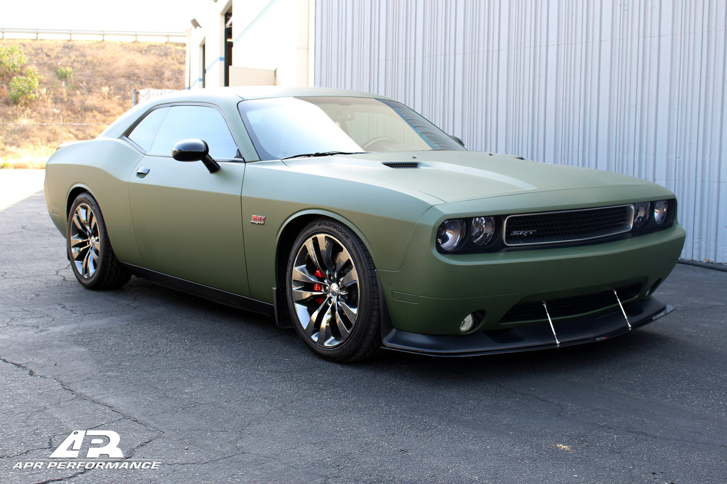 APR Dodge Challenger SRT-8 Carbon Fiber Front Wind Splitter 2008 - 2010