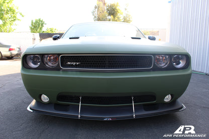 APR Dodge Challenger SRT-8 Carbon Fiber Front Wind Splitter 2008 - 2010