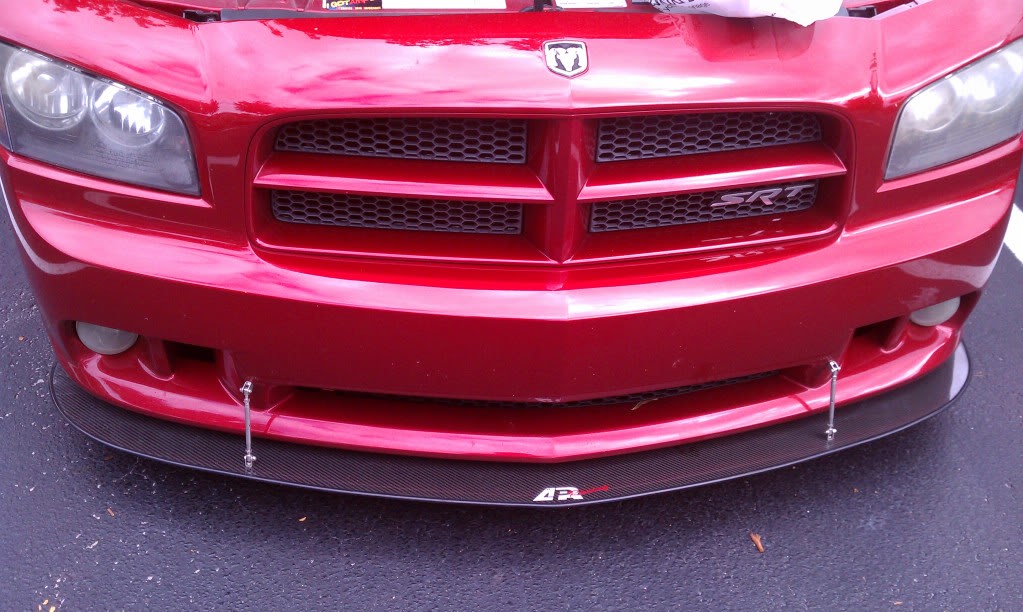 APR Dodge Charger SRT-8 Carbon Fiber Front Wind Splitter 2006 - 2010