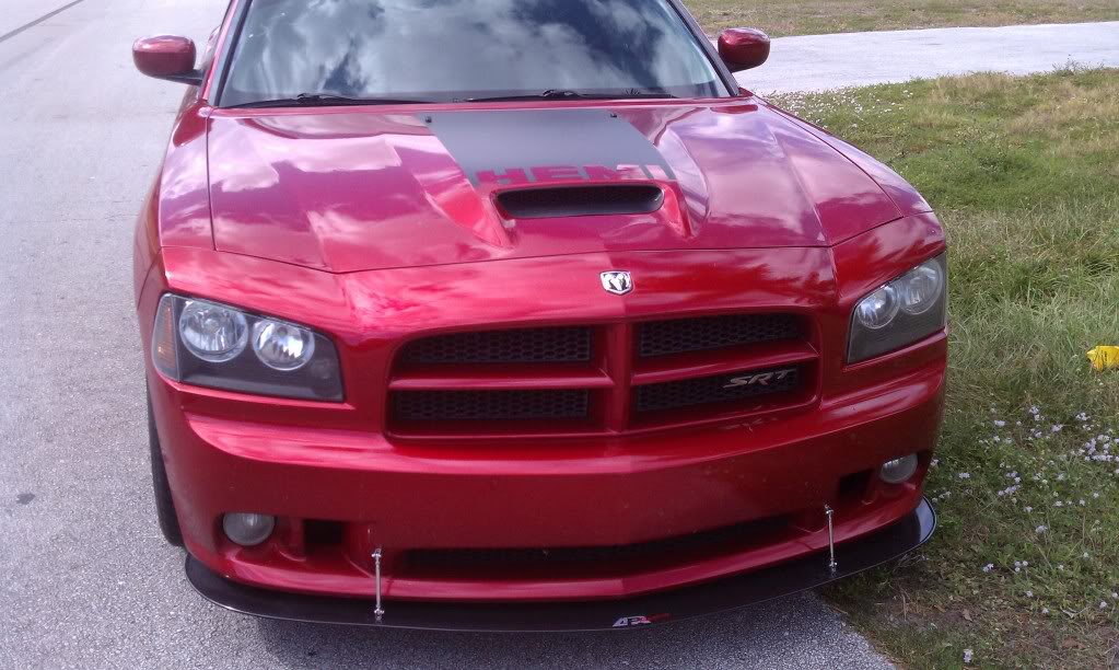 APR Dodge Charger SRT-8 Carbon Fiber Front Wind Splitter 2006 - 2010