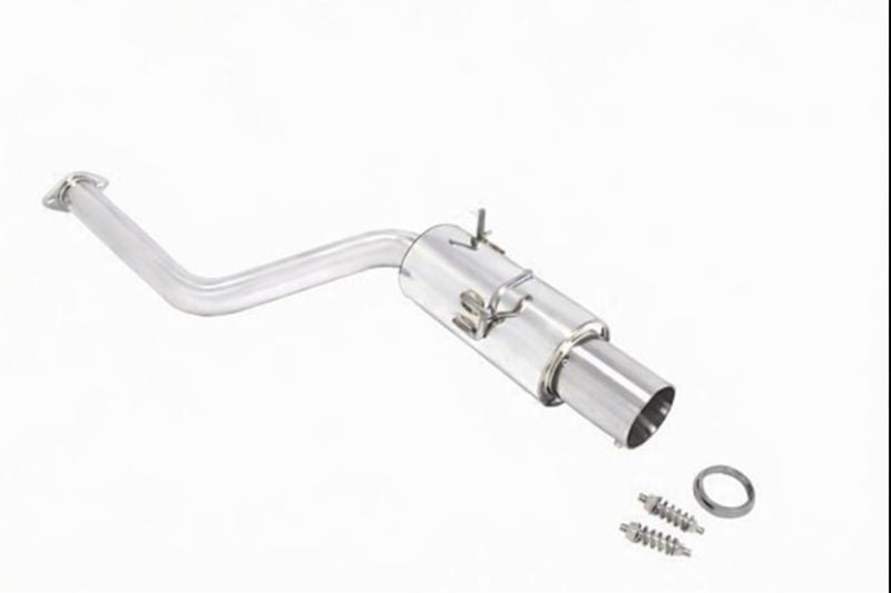 Megan Racing Cat Back System Rear for Scion FR-S 2013 2017 Subaru BRZ 2013 2017 Toyota 86 2018 2021 SUS 304 Stainless, 2.5" Piping, 4" Flat Tip