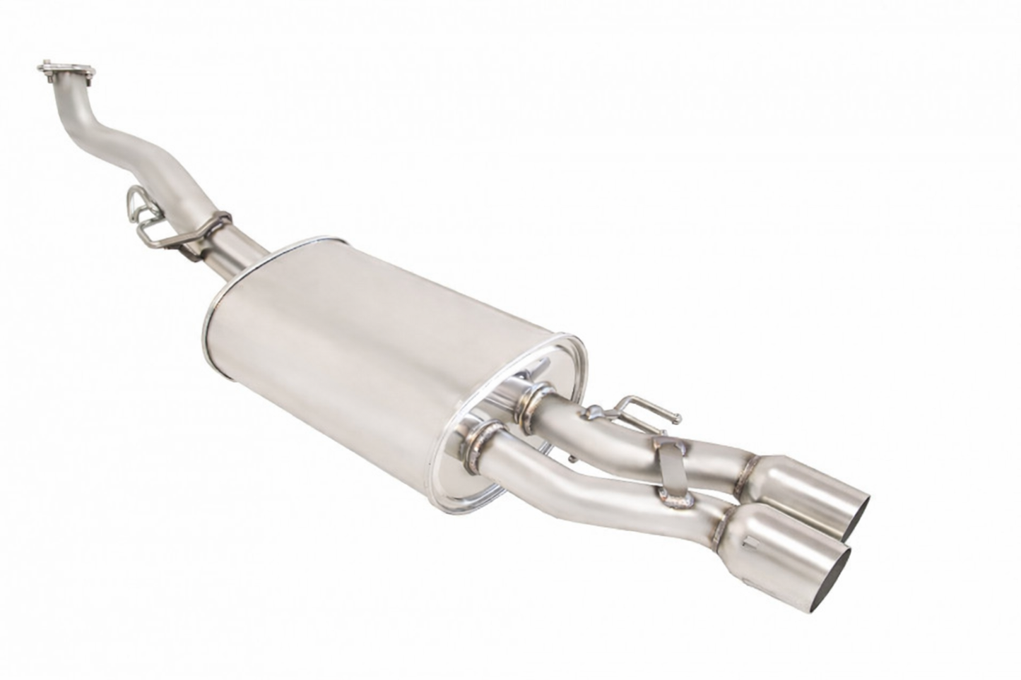 Megan Racing Cat Back OE-RS Mid & Rear for 2010-13 Kia Forte Koup 2DR Dual Tips Stainless Steel 2.5" Piping
