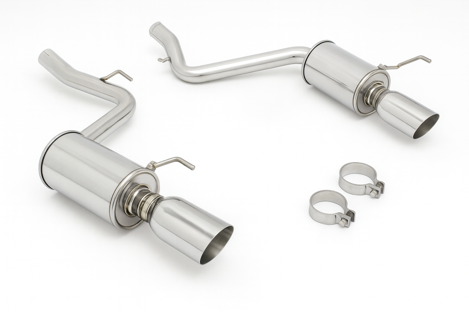 Megan Racing Cat-Back OE-RS 08-14 Mercedes-Benz C-Class C300/ C350 V6 Sedan Mid Pip/ Rolled Tips