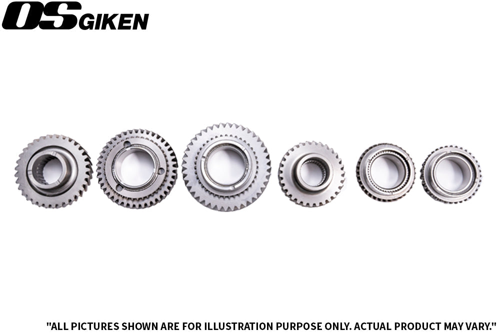 OS Giken Close Ratio Gear Kit for Nissan BNR32/33 3-Speed w/ Reinforced Input Shaft