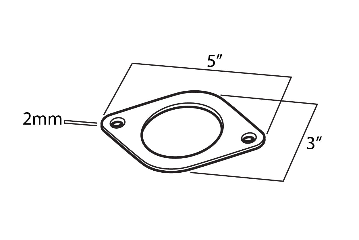 ARK Gasket for 2.5" Test Pipes (Type B)