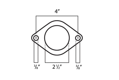 ARK Gasket for 2.5" Test Pipes (Type B)