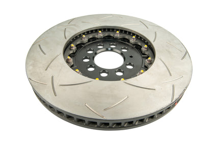 DBA 04 VW Golf R32 5000 Fully Assembled 2-Piece Rotor Black Hat T3 Slotted 60CV Right Front DBA52828BLKRS