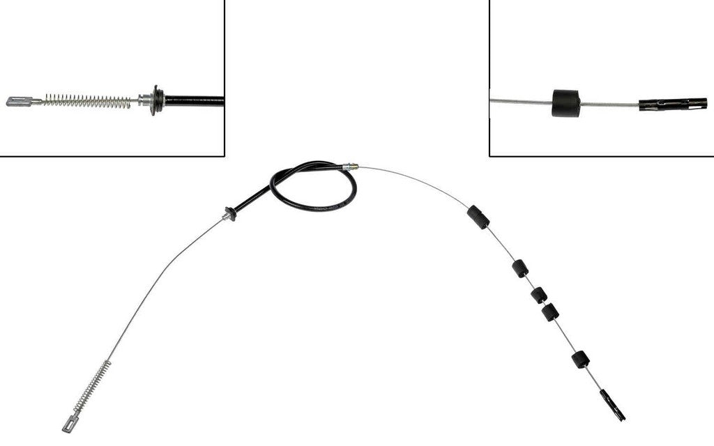 Dorman - First Stop Parking Brake Cable with corrosion-resistant design for 2002-98 Ford Crown Victoria Ford Grand Marquis Mercury Grand Marquis C660035