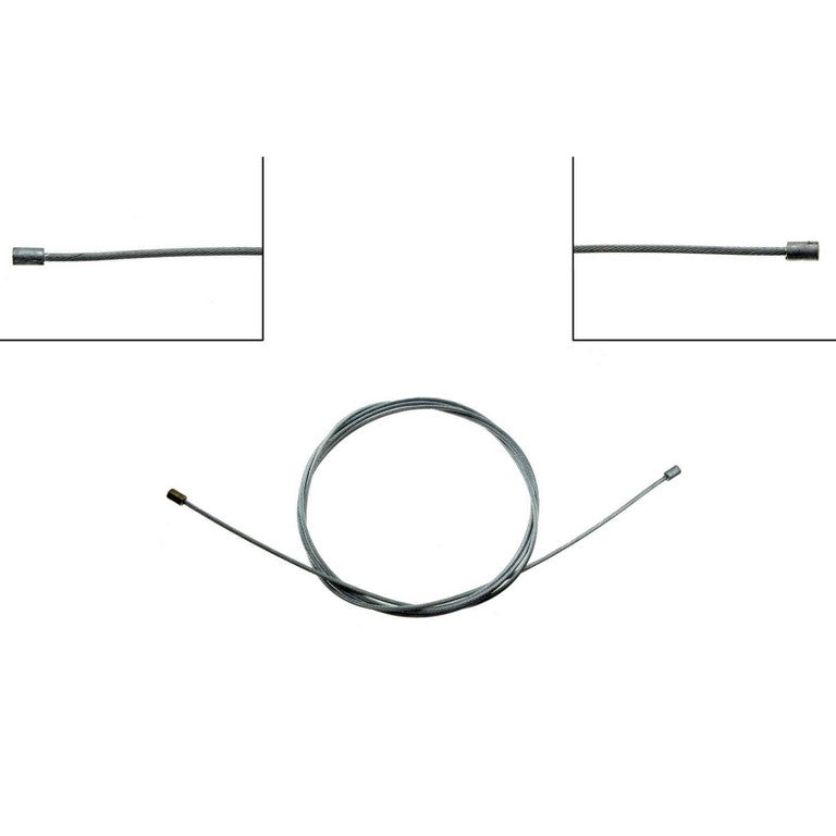 Dorman - First Stop Parking Brake Cable with Zinc-Plated Fittings for 1996-88 Chrysler, 1981-80 General Motors, 1983-70 & 1966 C92339