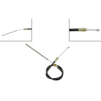 Dorman - First Stop Parking Brake Cable with Zinc‑Plated Fittings for 1973-71 Ford Mustang Mercury Cougar C92562