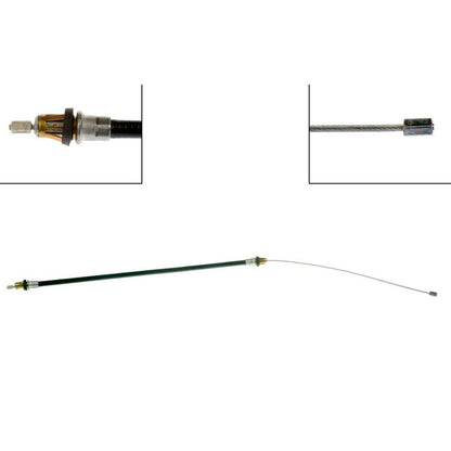 Dorman - First Stop Parking Brake Cable with corrosion-resistant design for 1987-84 Pontiac Fiero C93903