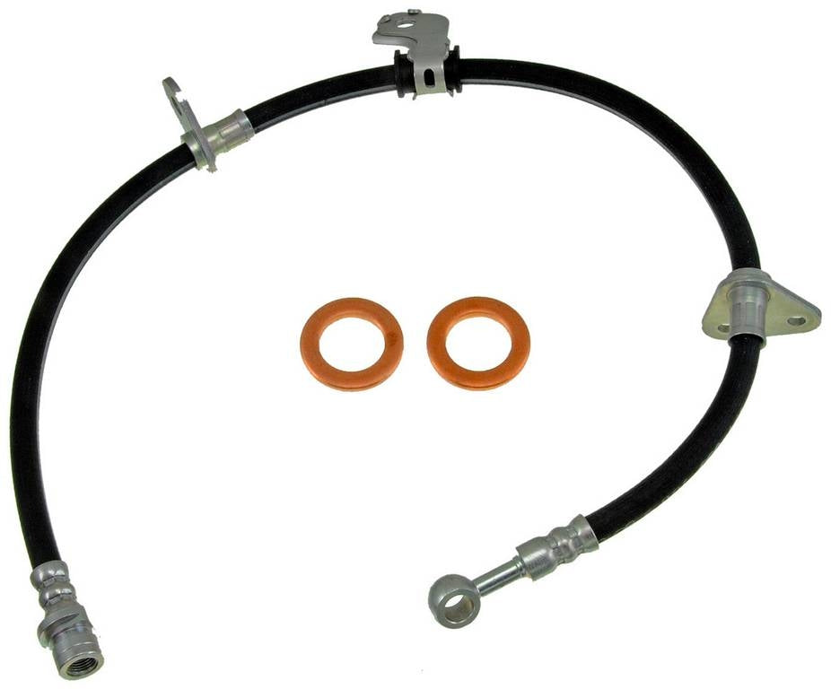Dorman - First Stop Brake Hydraulic Hose EPDM Rubber with Corrosion-Resistant Fittings for 2001-94 Acura Integra 1995-92 Honda Civic 1997-94 Honda Civic Del Sol H380059