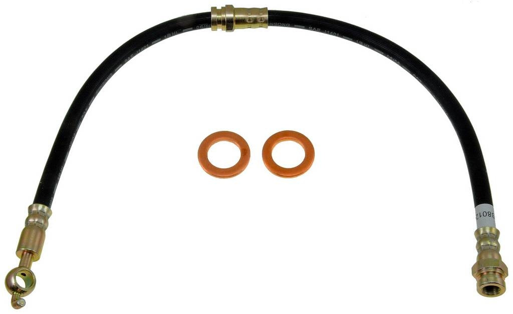Dorman - First Stop Brake Hydraulic Hose with EPDM Rubber and Corrosion-Resistant Fittings for 1993-1997 Ford Probe, 1993-2002 Mazda 626, 1993-1997 Mazda MX-6 H380124