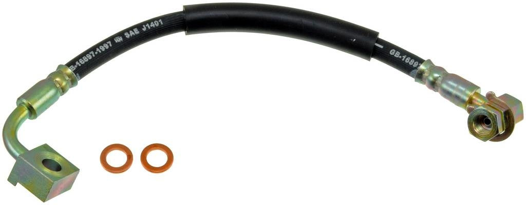 Dorman - First Stop Brake Hydraulic Hose EPDM Rubber with corrosion-resistant fittings for 1996-2011 Ford, 1998-2009 Mazda, 2001-2007 Mercury H381158