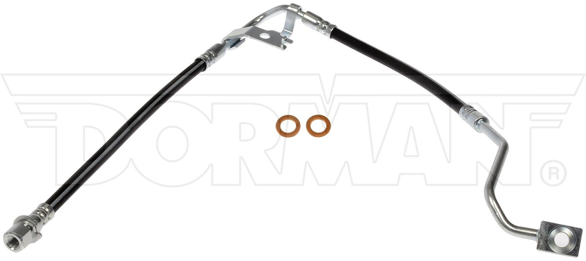 Dorman - First Stop Brake Hydraulic Hose EPDM Rubber with Corrosion‑Resistant Fittings for 2000‑2009 Dodge Dakota Durango H381364
