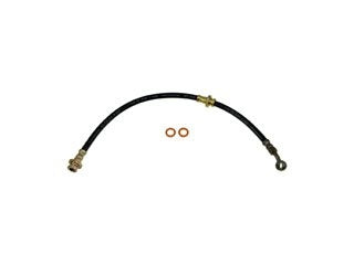 Dorman - First Stop Brake Hydraulic Hose EPDM Rubber with corrosion-resistant fittings for 1988-1990 Nissan Sentra, 1990 Nissan Tsuru H38495