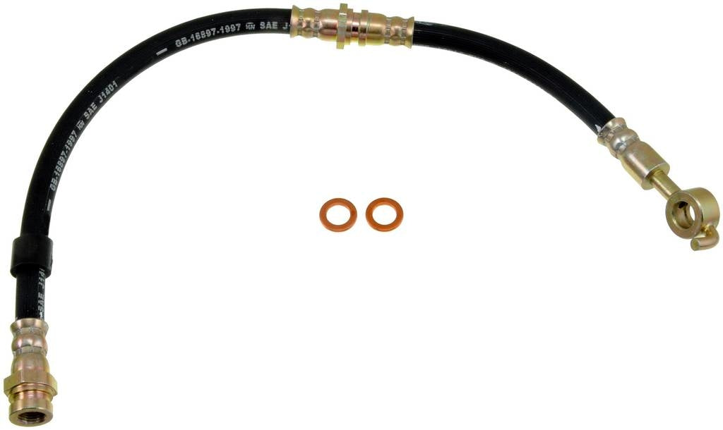 Dorman First Stop Brake Hydraulic Hose Durable EPDM Rubber with Corrosion‑Resistant Fittings for 1997‑94 Ford, 1997‑94 Mercury, 2002‑90 Mazda H38969