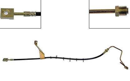 Dorman - First Stop Brake Hydraulic Hose EPDM Rubber with Corrosion-Resistant Fittings for 2009 Chevrolet, 2009 GMC, 2008 Isuzu H620343