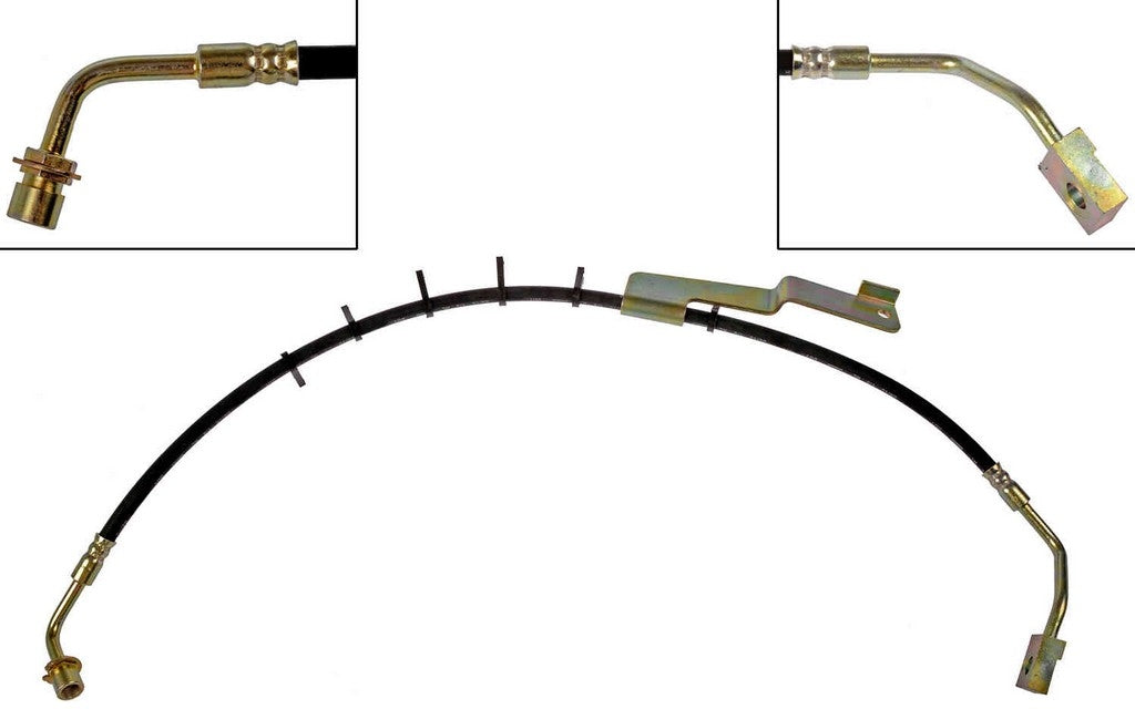 Dorman First Stop Brake Hydraulic Hose EPDM Rubber with Corrosion-Resistant Fittings for 2009 Chevrolet GMC H620367