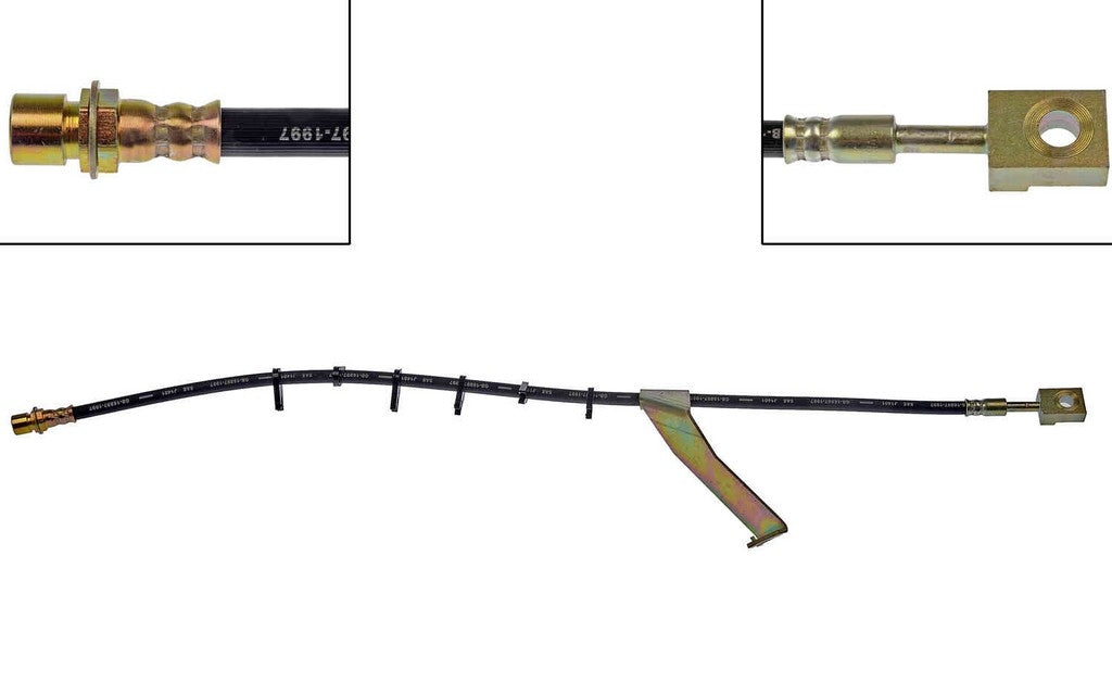Dorman - First Stop Brake Hydraulic Hose with EPDM Rubber and Corrosion-Resistant Fittings for 2009-04 Chevrolet 2011-04 GMC 2012-04 Isuzu H620381