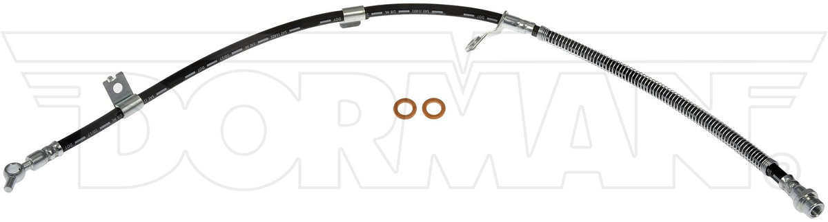 Dorman - First Stop Brake Hydraulic Hose Durable EPDM Rubber for 2013-06 Hyundai Azera 2010-06 Sonata H620950