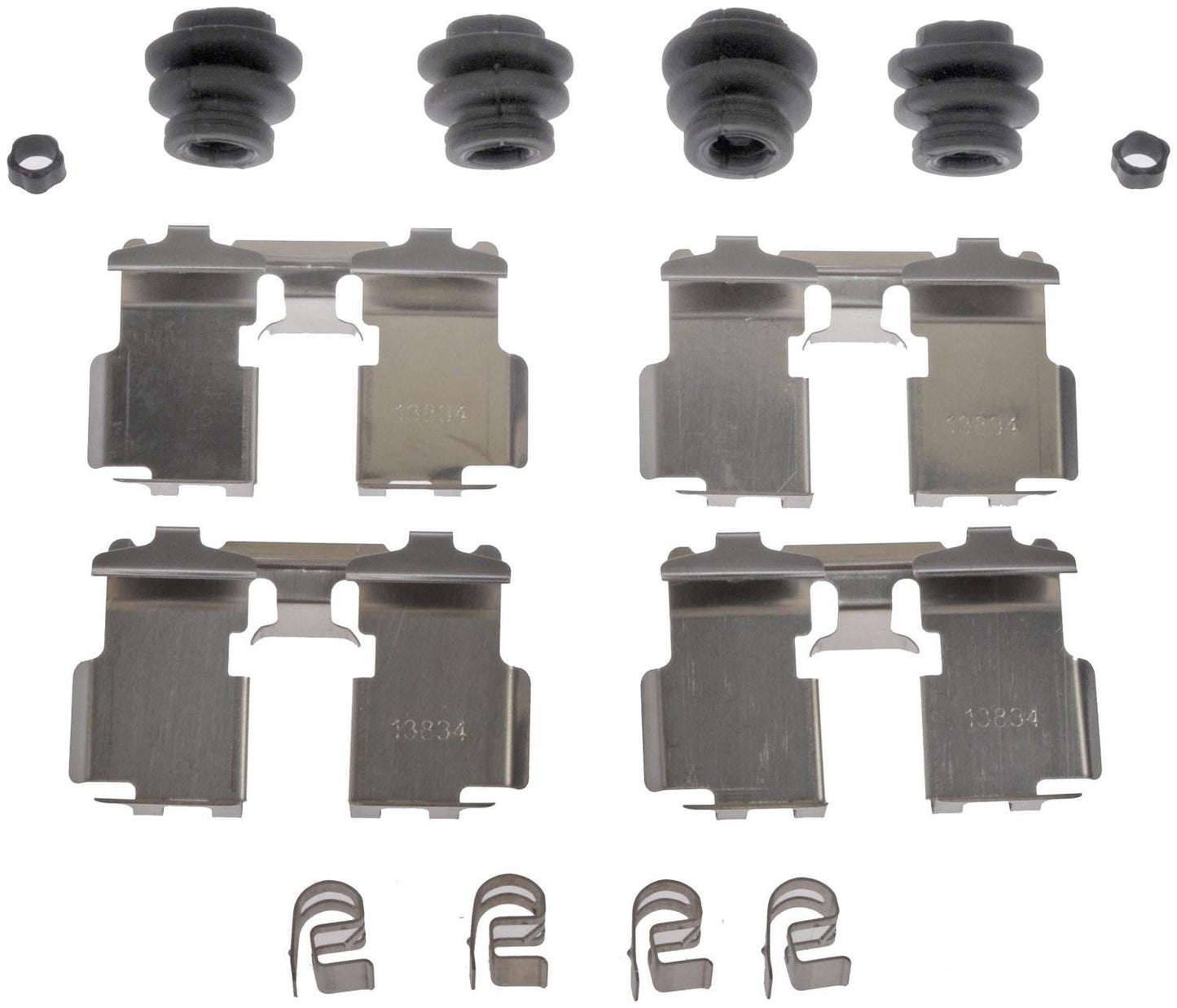 Dorman - First Stop Disc Brake Hardware Kit with Trustworthy Quality for 2008-2018 Toyota, 2009-2010 Pontiac, 2013-2018 Lexus HW13931