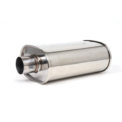 DC Sports Universal Oval Muffler 2.5" Inlet / 3" Outlet