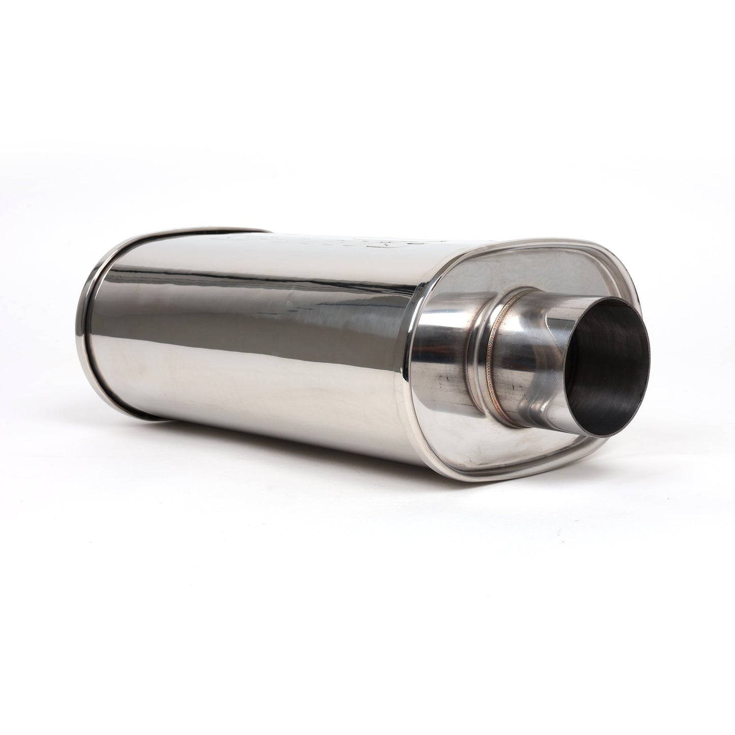 DC Sports Universal Oval Muffler 2.5" Inlet / 3" Outlet