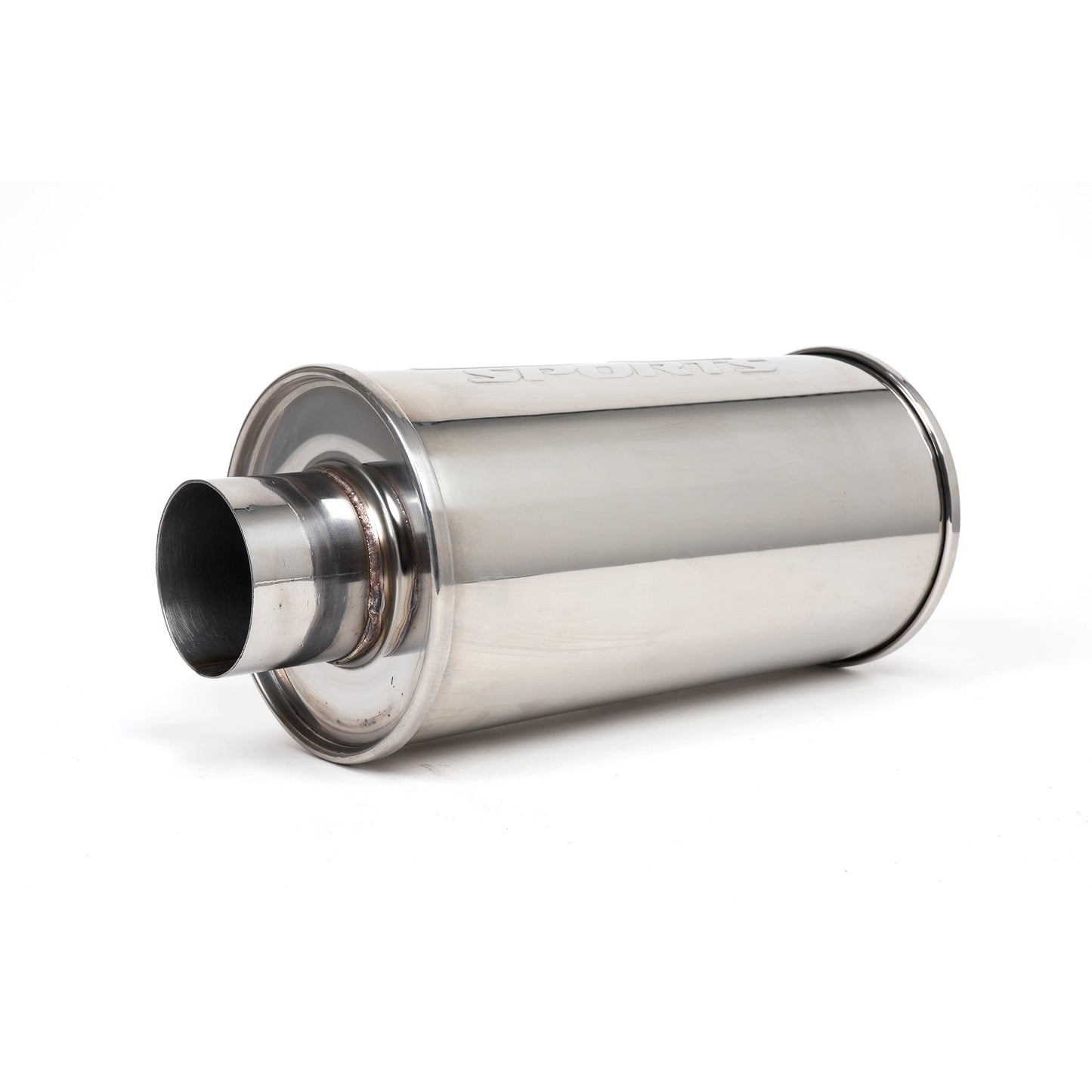 DC Sports Universal Round Muffler 3" Inlet / 3" Outlet