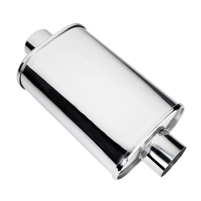 DC Sports Universal Oval Muffler 3" Inlet / 3" Outlet