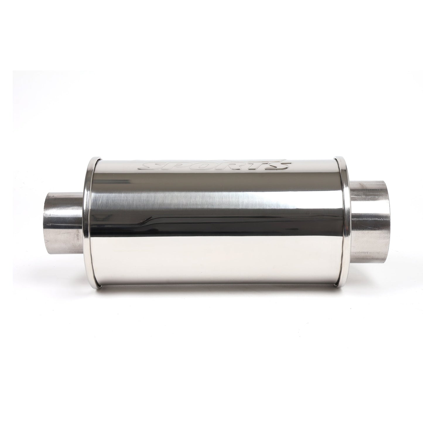 DC Sports Universal Round Muffler 3" Inlet / 4" Outlet