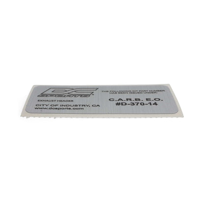 DC Sports CARB Sticker D-370-14 (For Headers)