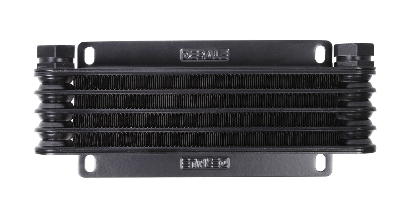 DERALE 5 Row Plate & Fin Cooler (1/2in FPT) Heating and Cooling Oil and Fluid Coolers main image