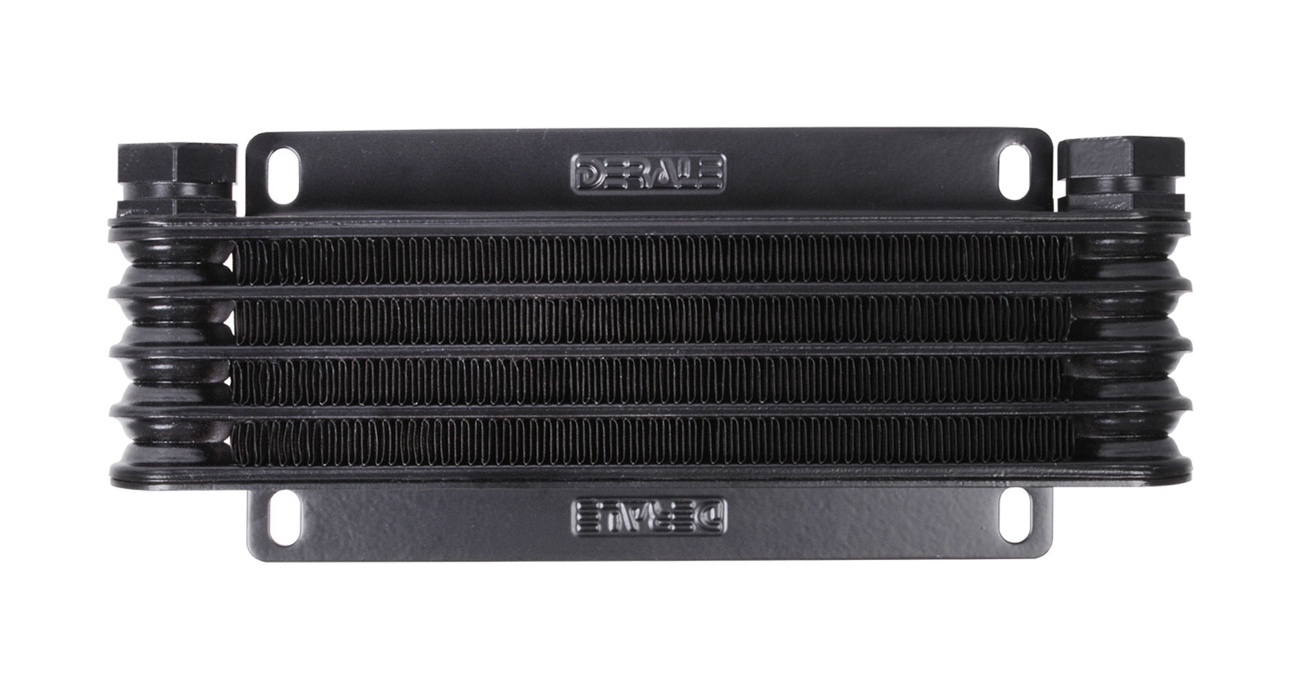 DERALE 5 Row Plate & Fin Cooler (1/2in FPT) Heating and Cooling Oil and Fluid Coolers main image