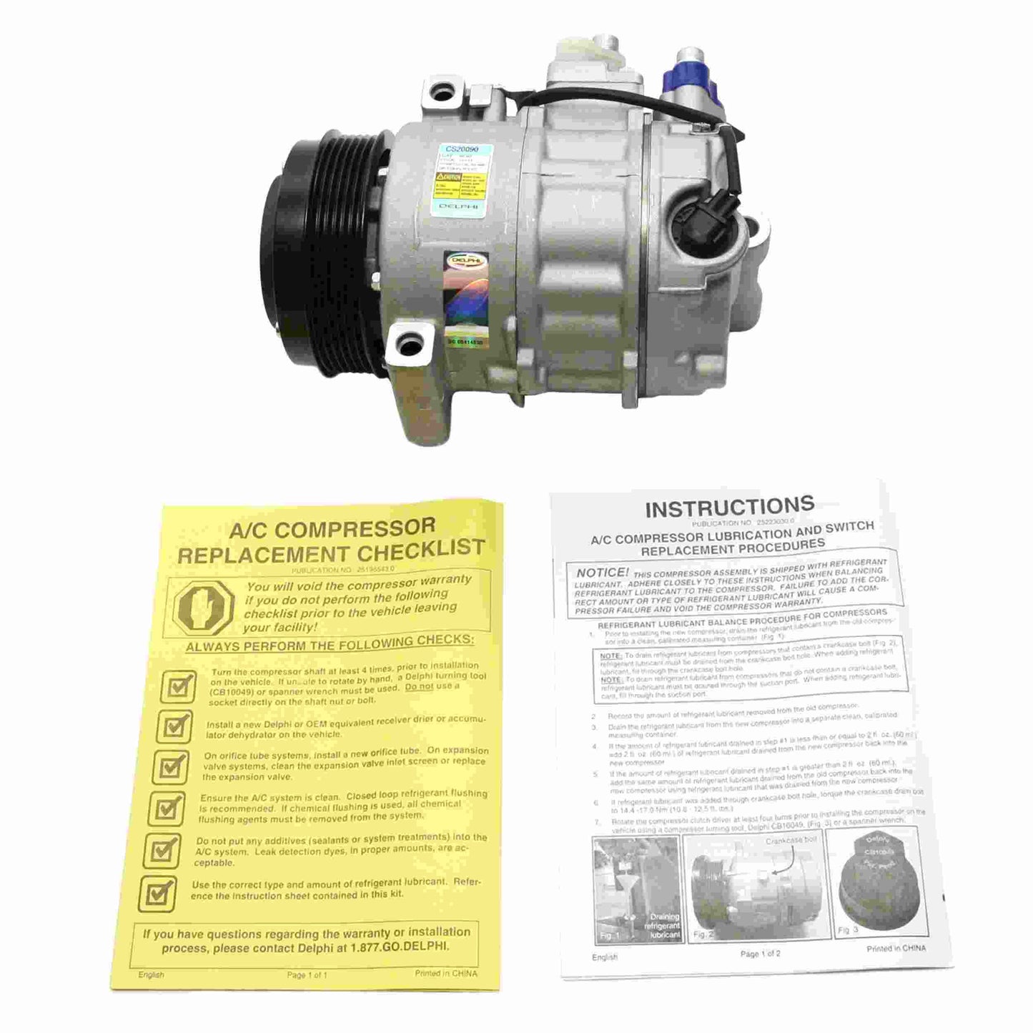 Delphi A/C Compressor CS20090
