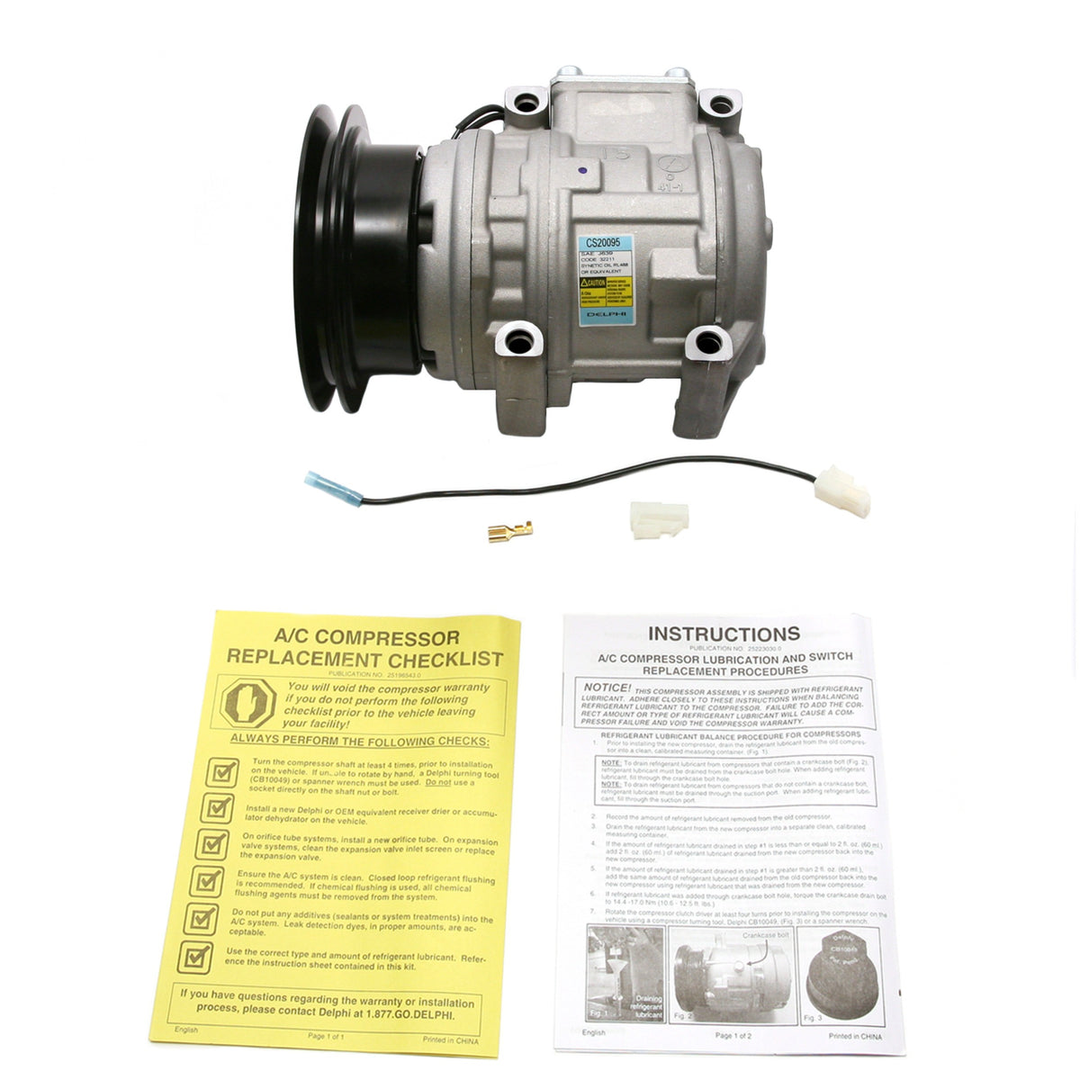 Delphi A/C Compressor CS20095