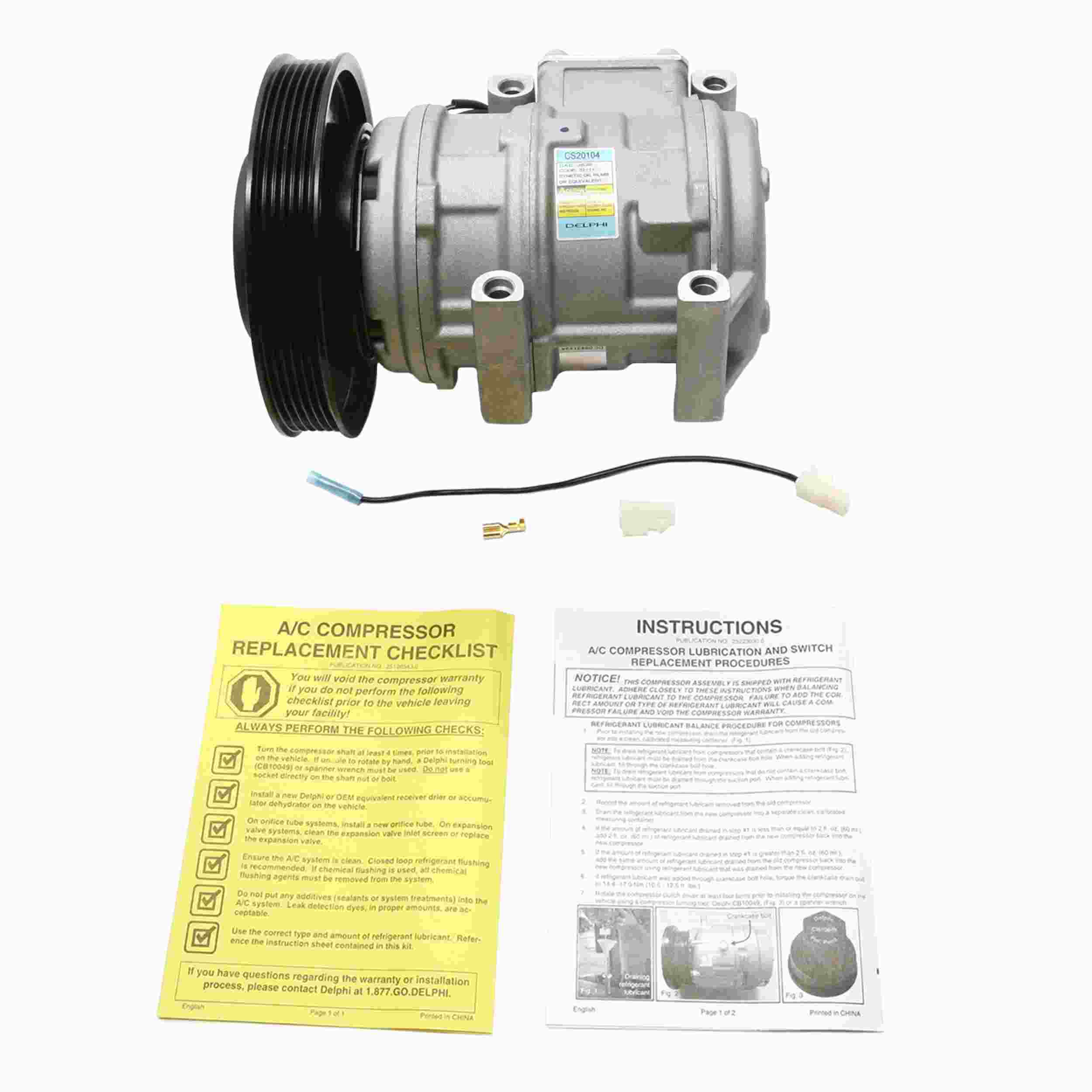 Delphi A/C Compressor CS20104