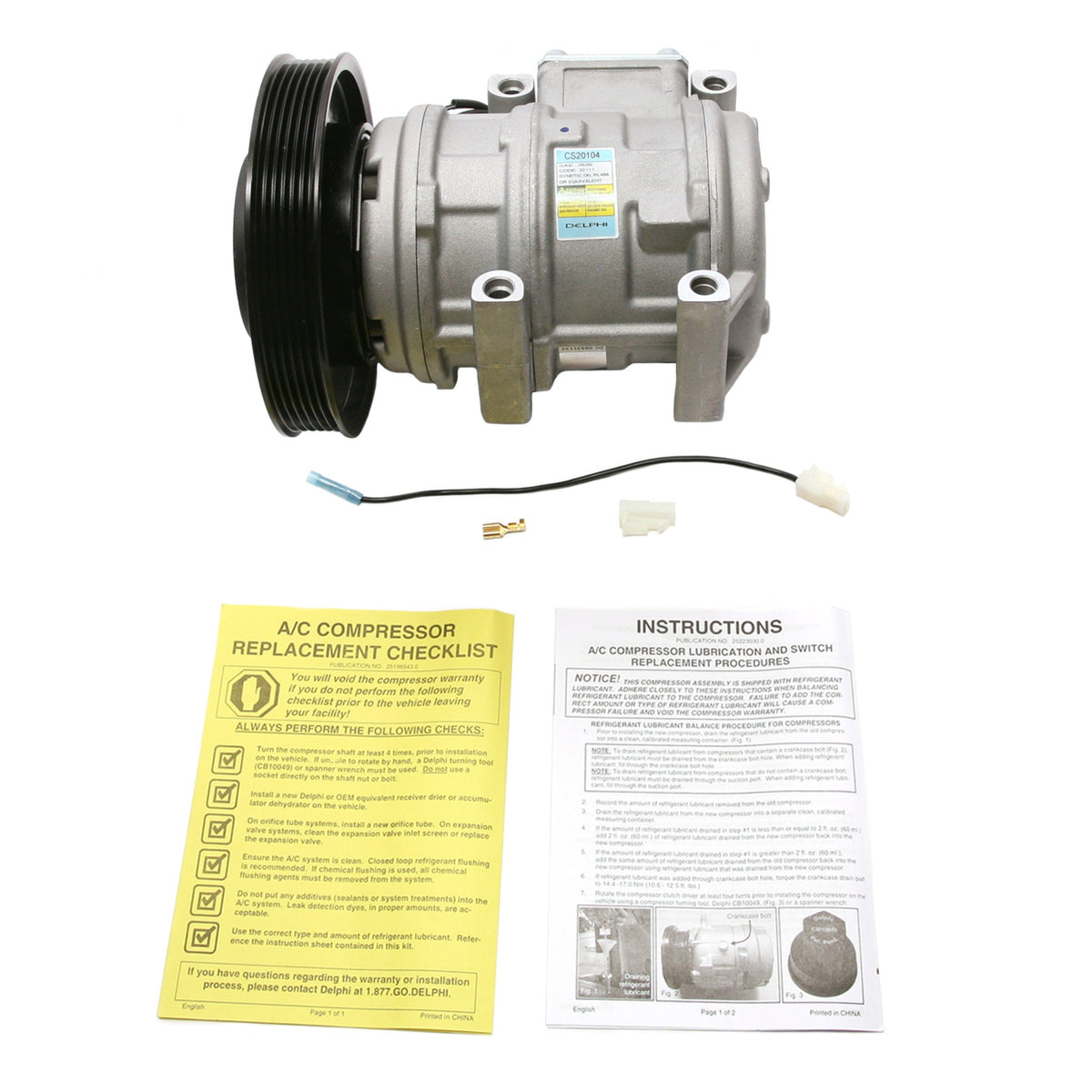 Delphi A/C Compressor CS20104