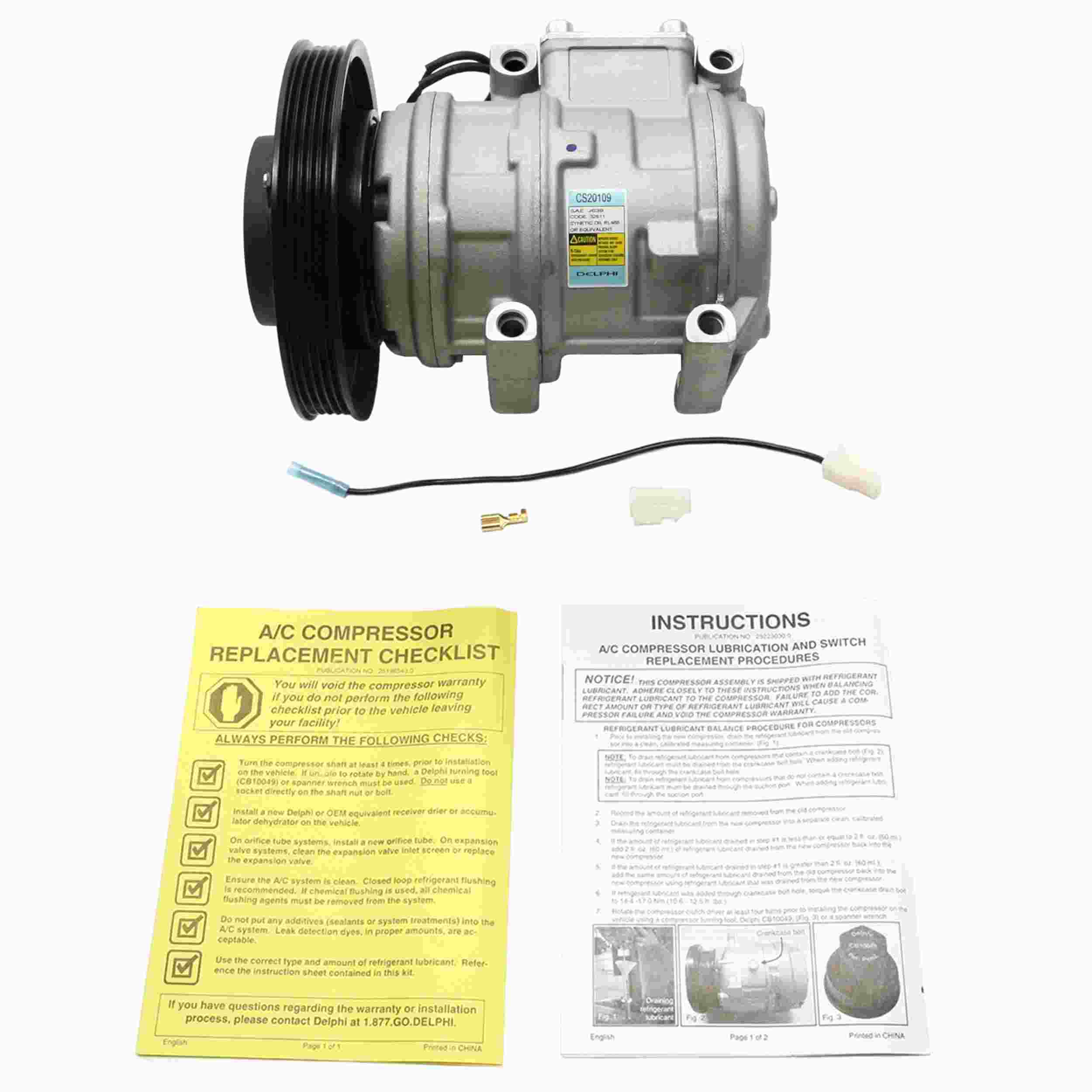 Delphi A/C Compressor CS20109
